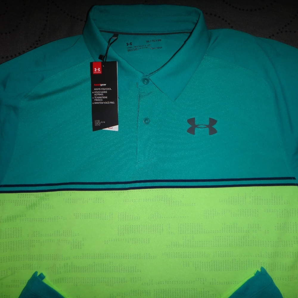 UNDER ARMOUR GOLF POLO SHIRT SIZE 2XL XL MEN $64.99